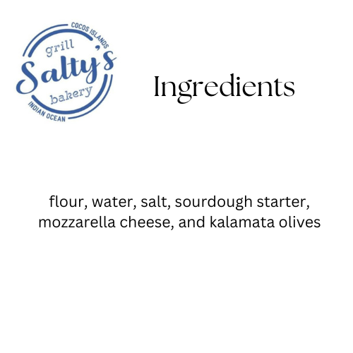 Cheese & Kalamata Sourdough | Cocos Islands Collective