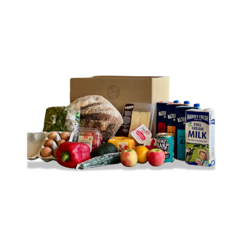 Large Cocos Food Box – Bread, Dairy & Veggies | Cocos Islands Collective