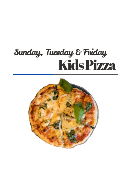 Sunday, Tuesday & Friday Kids Pizza | Cocos Islands Collective